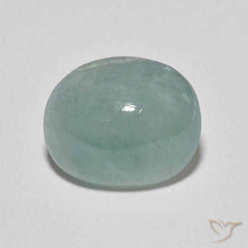 4.21ct Natural Azul esverdeado Grandidierita, oval, Translúcido