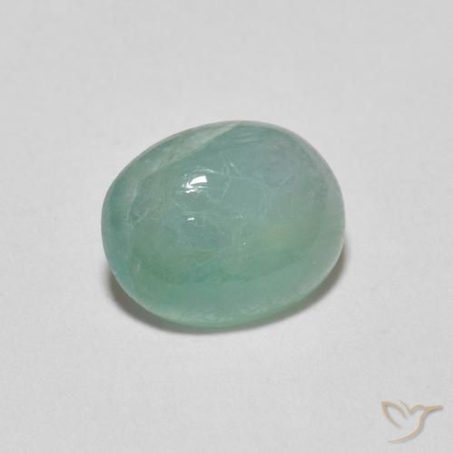Grandidierita Azul esverdeado Natural 1.40ct, oval, Translúcido