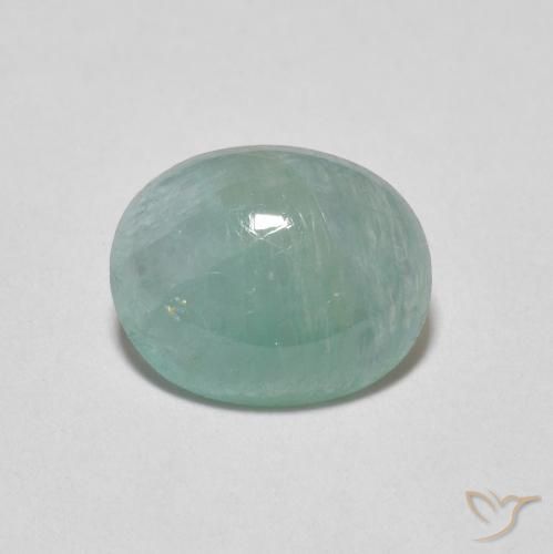 1.64ct Natural Turquesa pálida Grandidierita, oval, Translúcido