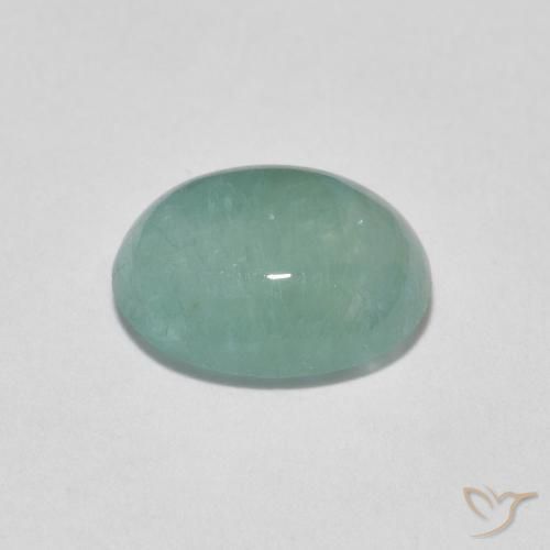Grandidierita Turquesa pálida Natural 1.64ct, oval, Translúcido