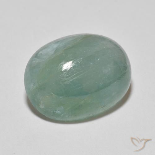 Grandidierita Verde claro Azul Natural 8.65ct, oval, Translúcido