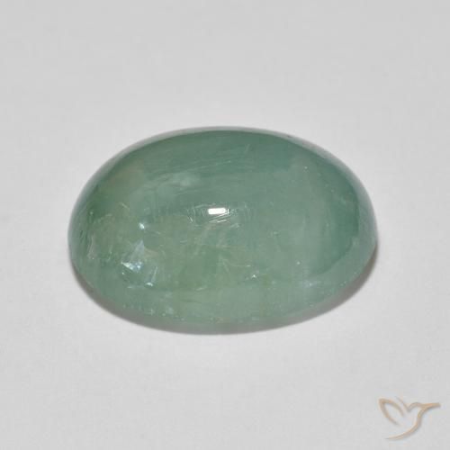 Grandidierita Verde claro Azul Natural 8.65ct, oval, Translúcido