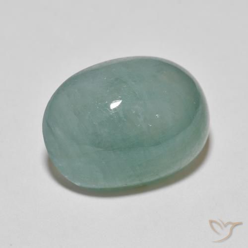 Grandidierita Verde Azulado Claro Natural 9.51ct, oval, Translúcido