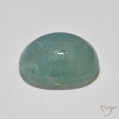Grandidierita Verde Azulado Claro Natural 9.51ct, oval, Translúcido