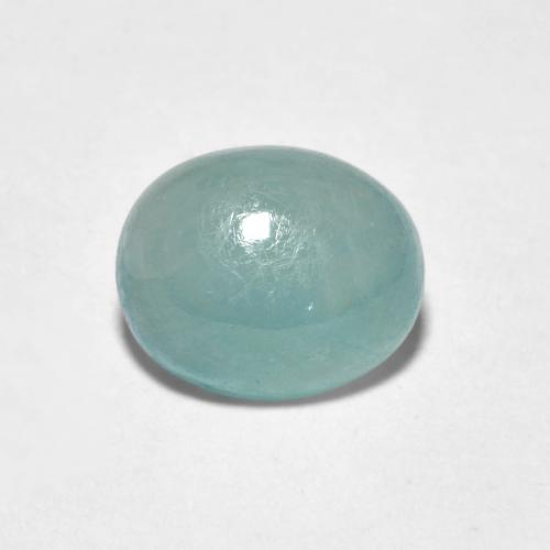 Grandidierita turquesa natural 1,96ct, corte oval, translúcido