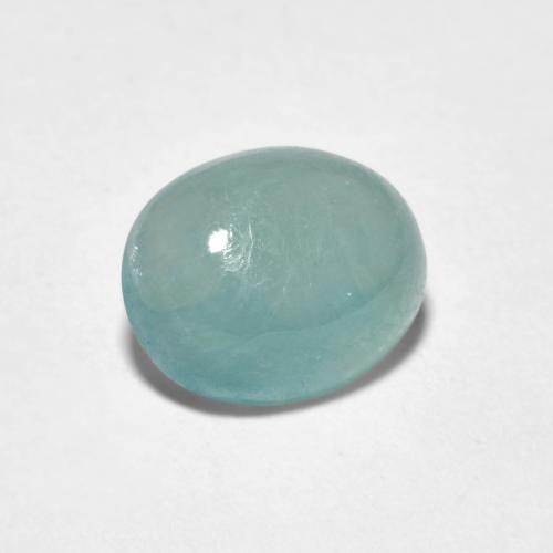 Grandidierita turquesa natural 1,96ct, corte oval, translúcido