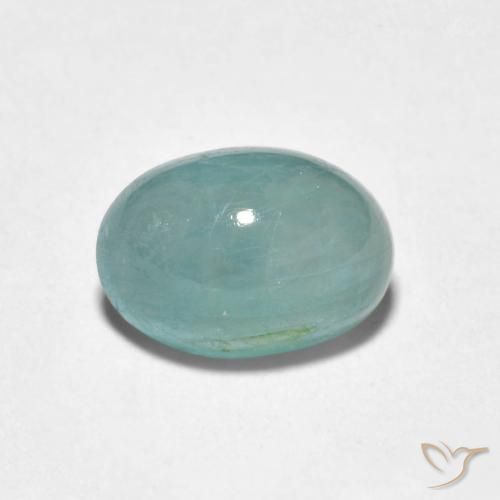 2.17ct Natural espuma do mar pálida Grandidierita, oval, Translúcido