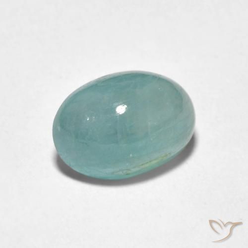 Grandidierita espuma do mar pálida Natural 2.17ct, oval, Translúcido