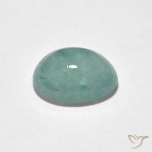 Grandidierita Azul esverdeado pálido Natural 1.82ct, oval, Translúcido
