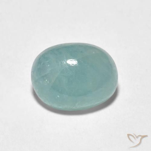 2.07ct Natural Verde azul pálido Grandidierita, oval, Translúcido