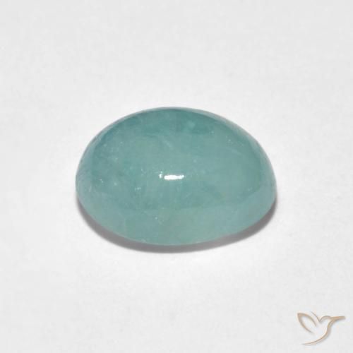 Grandidierita Verde azul pálido Natural 2.07ct, oval, Translúcido
