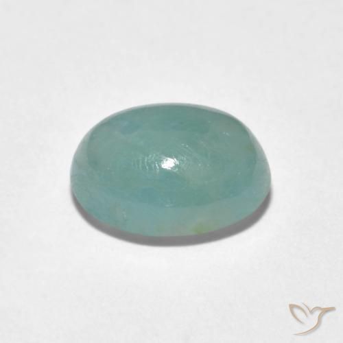 Grandidierita Verde Azulado Claro Natural 2.10ct, oval, Translúcido