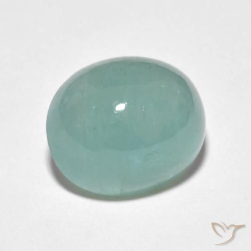Grandidierita Verde Azulado Claro Natural 6.15ct, oval, Translúcido