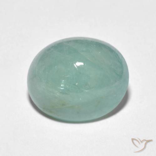 5.05ct Natural Verde Azulado Claro Grandidierita, oval, Translúcido