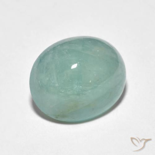 Grandidierita Verde Azulado Claro Natural 5.05ct, oval, Translúcido