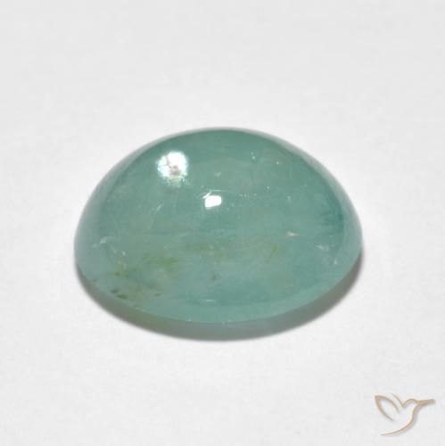 Grandidierita Verde Azulado Claro Natural 5.05ct, oval, Translúcido