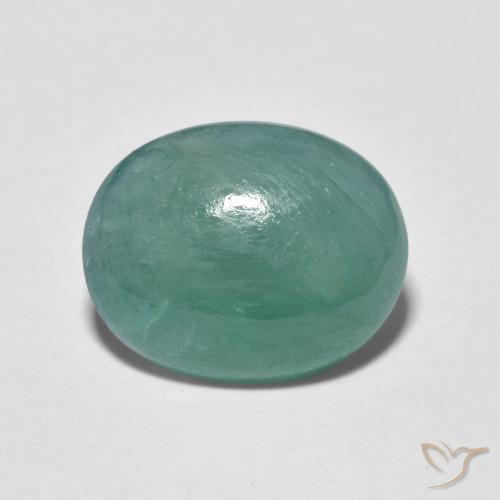3.45ct Natural Azul-esverdeado Grandidierita, oval, Translúcido