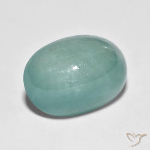 Grandidierita Médio Verde Azul Natural 8.92ct, oval, Translúcido