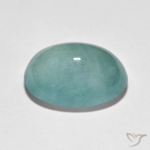 Grandidierita Médio Verde Azul Natural 8.92ct, oval, Translúcido