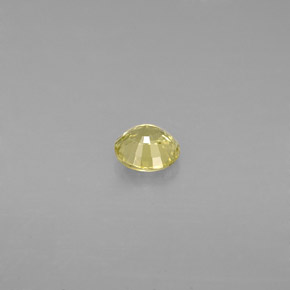 Granada grossulária amarelo natural 0,50ct, corte redondo, VVS-VS