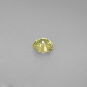 Granada grossulária verde natural 0,59ct, corte redondo, VVS-VS