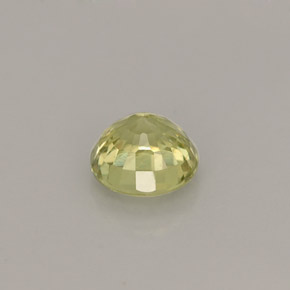 Granada grossulária amarelo natural 0,50ct, corte redondo, VS