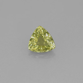 Granada grossulária verde natural 0,65ct, trillion, VS
