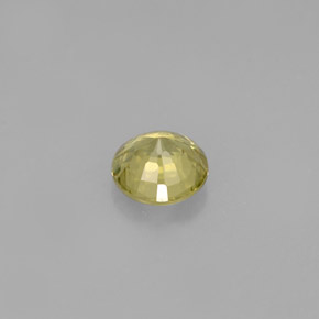 Granada grossulária verde natural 0,62ct, corte redondo, VVS-VS