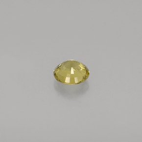 Granada grossulária verde natural 0,37ct, corte redondo, VVS-VS