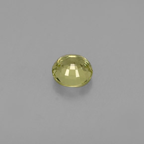 Granada grossulária verde natural 0,39ct, corte redondo, VS