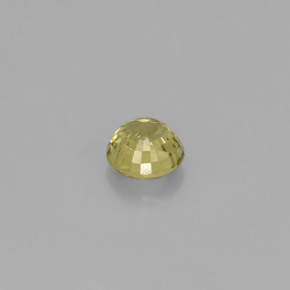 Granada grossulária verde natural 0,54ct, corte redondo, VS