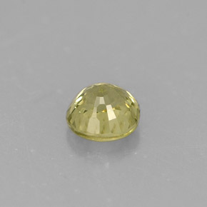 Granada grossulária verde natural 0,46ct, corte redondo, VS-SI