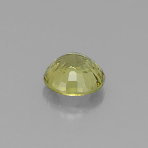 Granada grossulária verde natural 0,54ct, corte redondo, VS