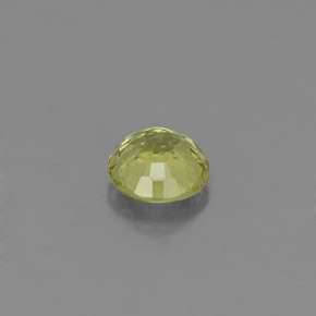 Granada grossulária verde natural 0,46ct, corte redondo, VS-SI
