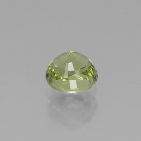 Granada grossulária verde natural 0,61ct, corte redondo, VS