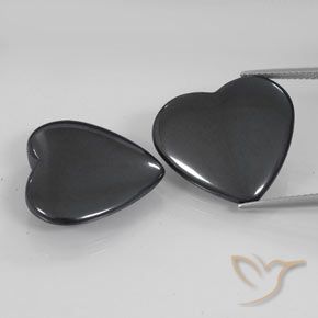 46,56 ct Coração Hematita, 20,3 x 19,1 mm Do Brasil, Photo A