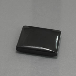 Hematita cinza natural 29,56ct, baguete, opaco