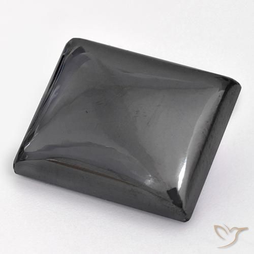 Hematita Cinza prateado Natural 22.78ct, baguete, Opaco