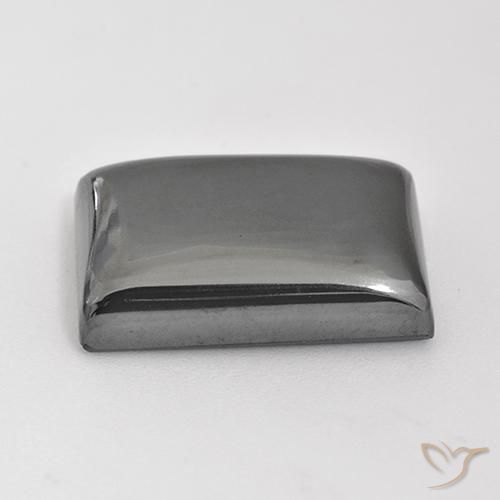 Hematita Cinza prateado Natural 25.84ct, baguete, Opaco