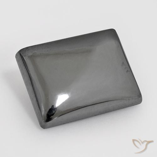 Hematita Cinza prateado Natural 23.53ct, baguete, Opaco