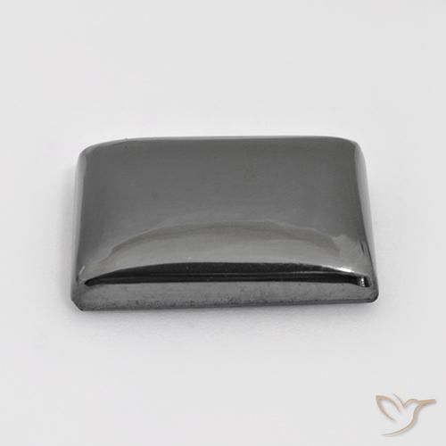 Hematita Cinza prateado Natural 23.53ct, baguete, Opaco