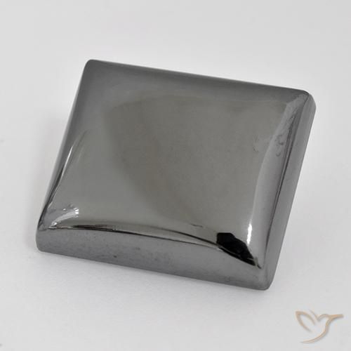 Hematita Cinza prateado Natural 30.37ct, baguete, Opaco