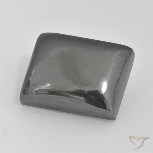 20.16ct Natural cinza médio Hematita, baguete, Opaco