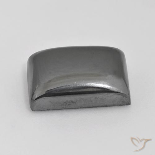 Hematita cinza médio Natural 20.16ct, baguete, Opaco