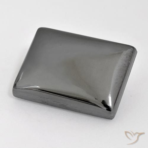 26.82ct Natural cinza médio Hematita, baguete, Opaco