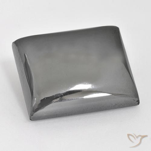 Hematita Cinza prateado Natural 28.12ct, baguete, Opaco