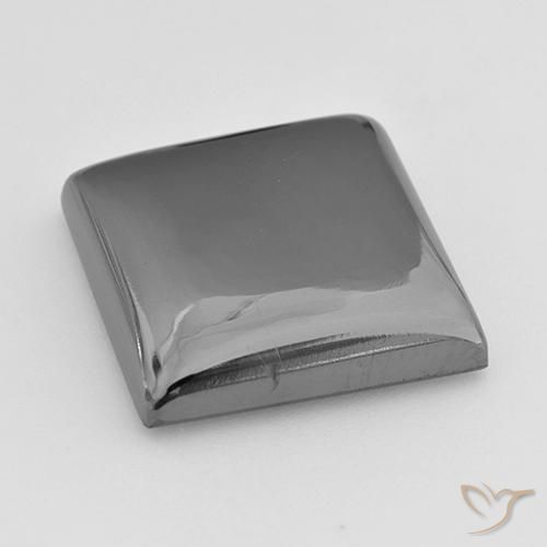 Hematita Cinza prateado Natural 20.88ct, Quadrado, Opaco