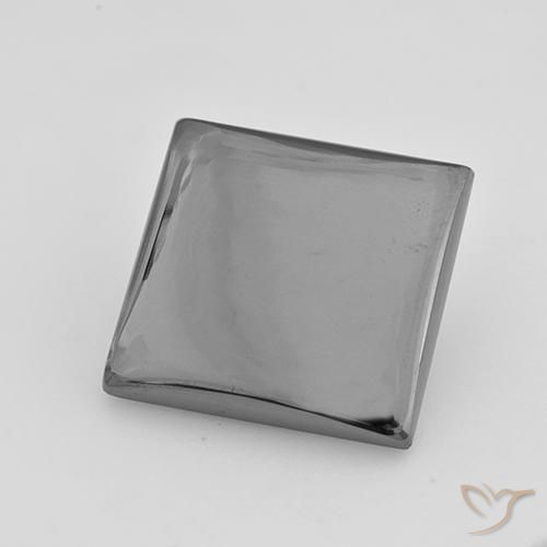 Hematita cinza médio Natural 20.31ct, Quadrado, Opaco