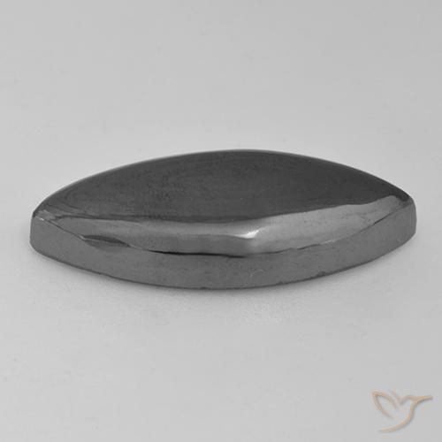 Hematita cinza médio Natural 23.24ct, Marquesa, Opaco