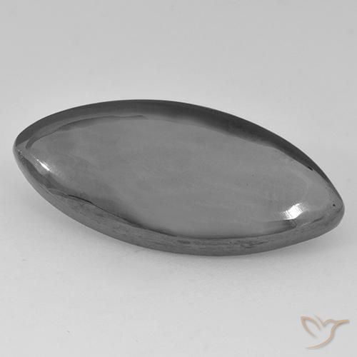 Hematita cinza médio Natural 14.12ct, Marquesa, Opaco